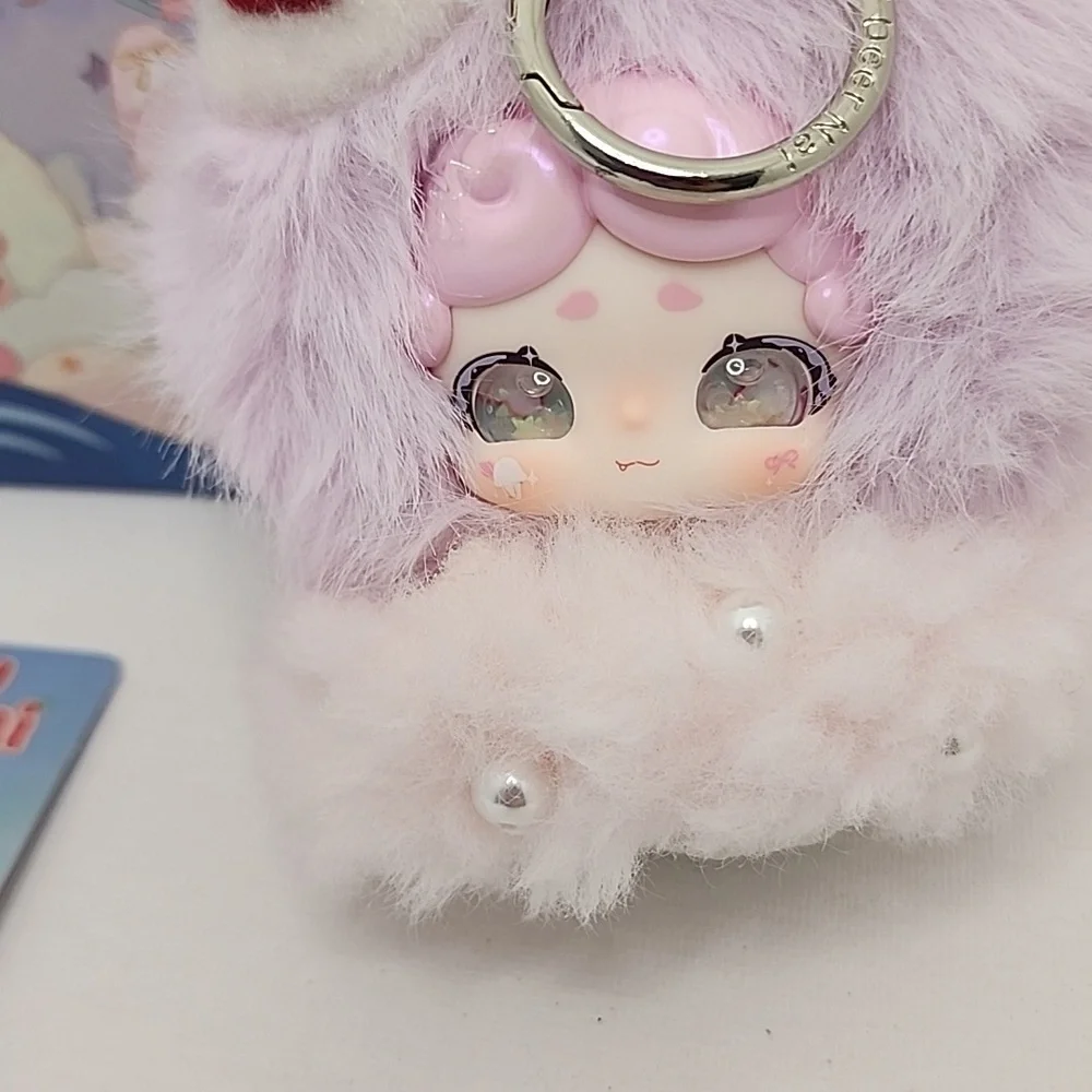 (J5) Lucky Deer Nai Labubu Plush Keychain